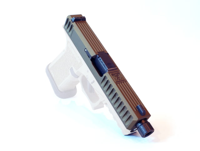 Gun Cuts Bulldog Slide for Glock 19 No Optic Cut Burnt Bronze - Gun Cuts