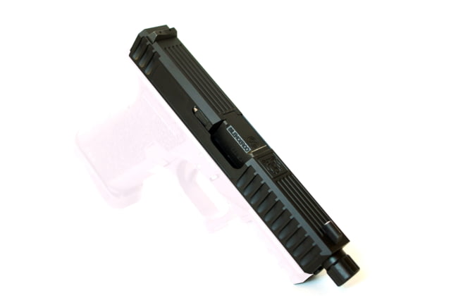 Gun Cuts Bulldog Slide for Glock 19 No Optic Cut Graphite Black - Gun Cuts