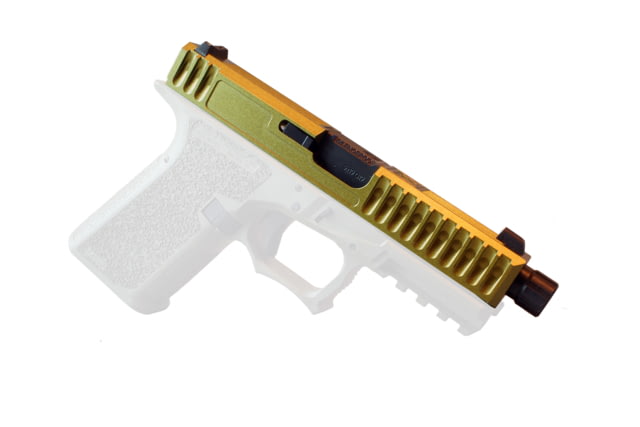 Gun Cuts Bulldog Slide for Glock 19 No Optic Cut Leprechaun Gold - Gun Cuts