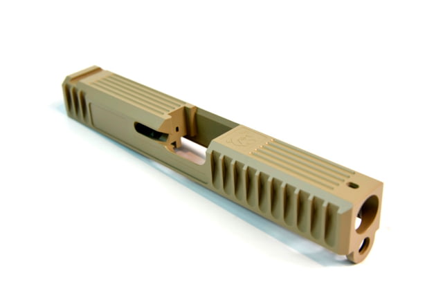 Gun Cuts Bulldog Slide for Glock 19 No Optic Cut Desert Sand - Gun Cuts