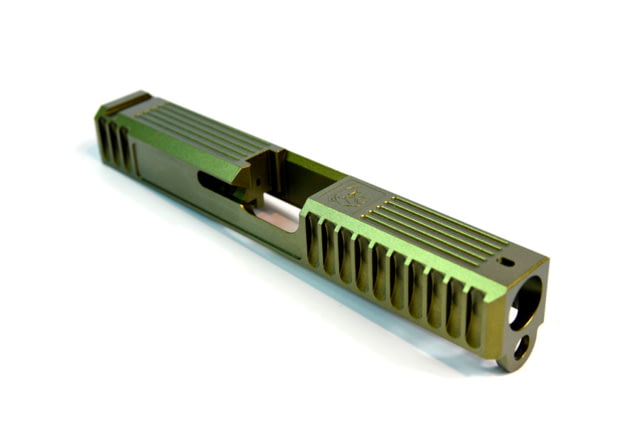 Gun Cuts Bulldog Slide for Glock 19 Optic Cut Leprechaun Gold - Gun Cuts