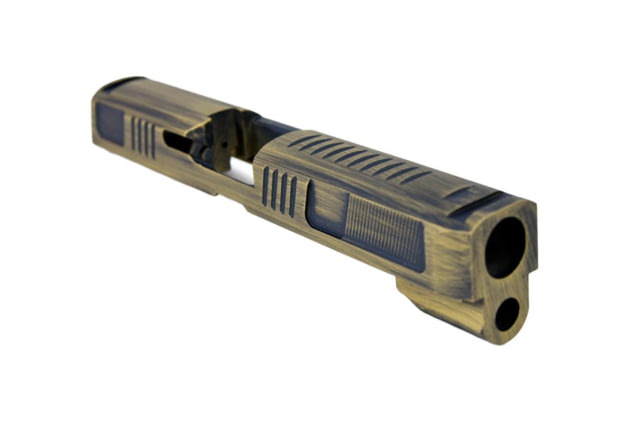 Gun Cuts Counter Strike for Sig Sauer P320 Full Size/M17 No Optic Cut Battleworn Gold - Gun Cuts