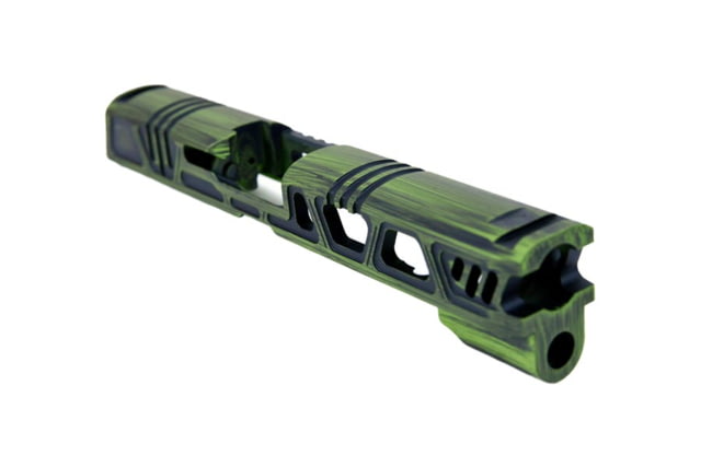 Gun Cuts Cyberpunk for Sig Sauer P320 Full Size/M17 No Optic Cut Battleworn Zombie Green - Gun Cuts