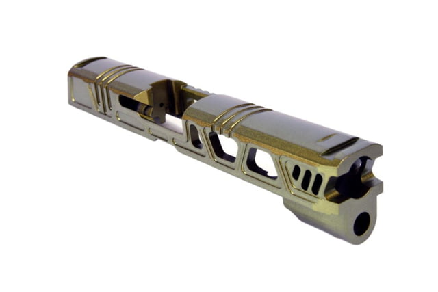 Gun Cuts Cyberpunk for Sig Sauer P320 Full Size/M17 No Optic Cut Leprechaun Gold - Gun Cuts