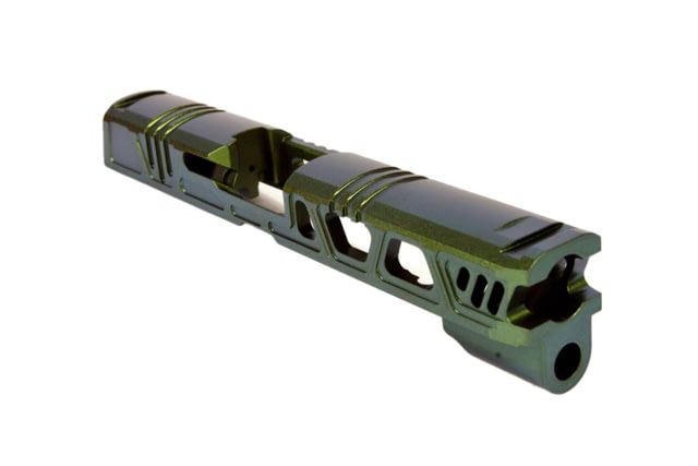 Gun Cuts Cyberpunk for Sig Sauer P320 Full Size/M17 No Optic Cut Radioactive Green - Gun Cuts