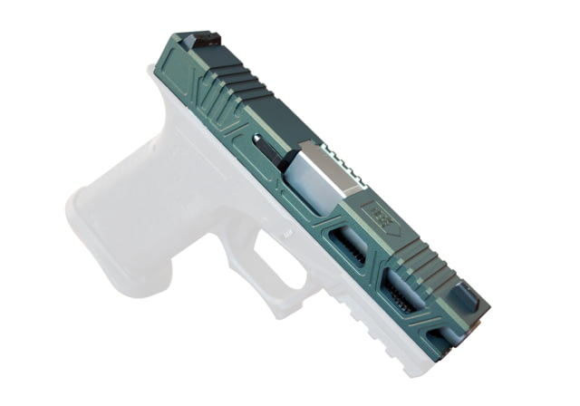 Gun Cuts Cyberpunk Slide for Glock 19 No Optic Cut Northern Lights - Gun Cuts