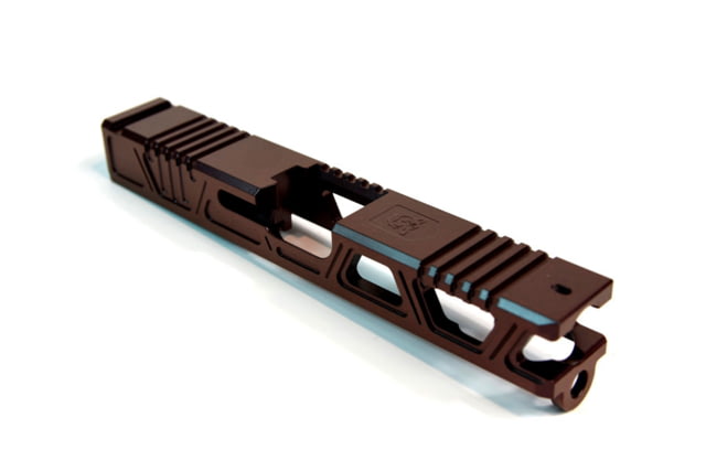 Gun Cuts Cyberpunk Slide for Glock 19 No Optic Cut Black Cherry Bomb - Gun Cuts