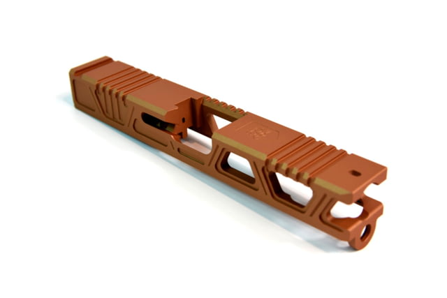 Gun Cuts Cyberpunk Slide for Glock 19 No Optic Cut Copper