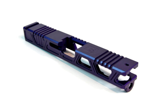 Gun Cuts Cyberpunk Slide for Glock 19 No Optic Cut Royal Purple - Gun Cuts