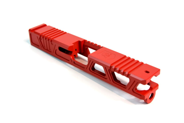 Gun Cuts Cyberpunk Slide for Glock 19 No Optic Cut USMC Red - Gun Cuts