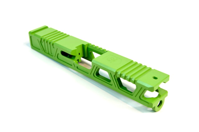 Gun Cuts Cyberpunk Slide for Glock 19 No Optic Cut Zombie Green - Gun Cuts