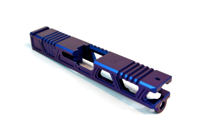 Gun Cuts Cyberpunk Slide for Glock 19 Optic Cut Arctic Laser Blue - Gun Cuts