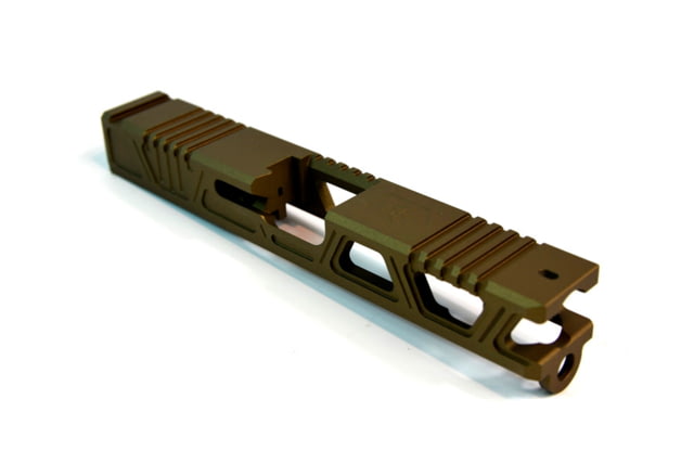 Gun Cuts Cyberpunk Slide for Glock 19 Optic Cut Burnt Bronze - Gun Cuts