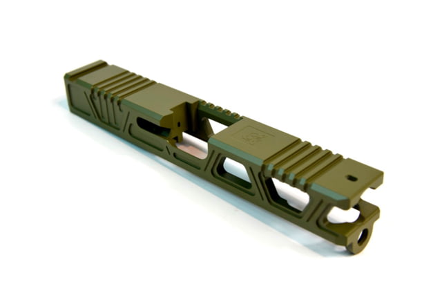 Gun Cuts Cyberpunk Slide for Glock 19 Optic Cut Noveske Bazooka Green - Gun Cuts
