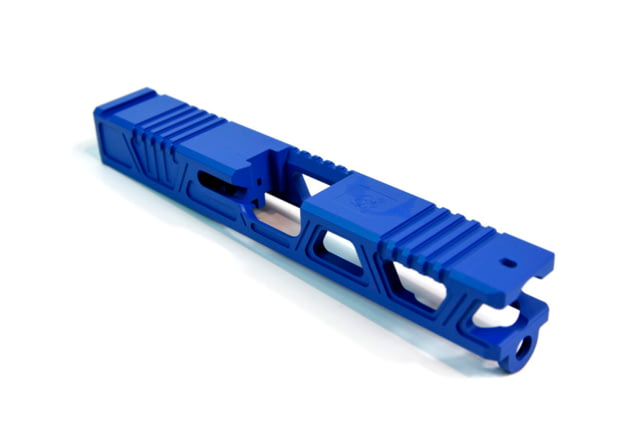 Gun Cuts Cyberpunk Slide for Glock 19 Optic Cut NRA Blue - Gun Cuts