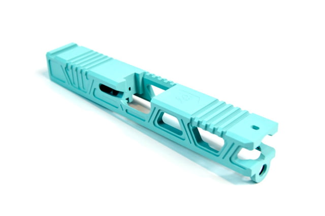 Gun Cuts Cyberpunk Slide for Glock 19 Optic Cut Robbins Egg Blue - Gun Cuts