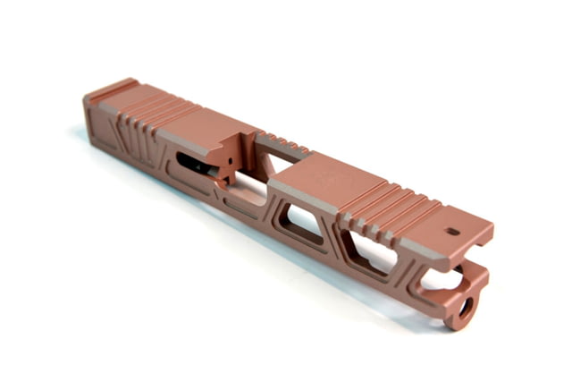 Gun Cuts Cyberpunk Slide for Glock 19 Optic Cut Rose Gold - Gun Cuts