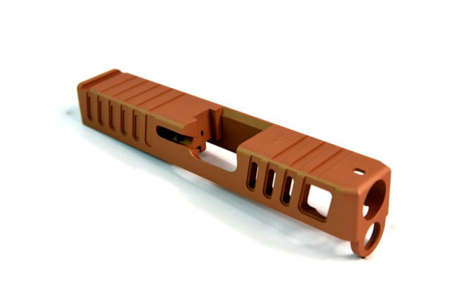 Gun Cuts Juggernaut Slide for Glock 26 No Optic Cut Copper - Gun Cuts