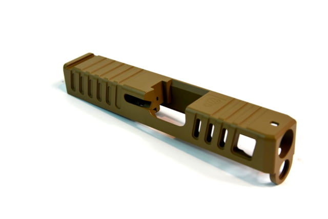 Gun Cuts Juggernaut Slide for Glock 26 No Optic Cut Coyote Tan - Gun Cuts