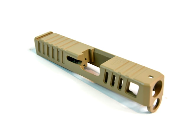 Gun Cuts Juggernaut Slide for Glock 26 No Optic Cut Desert Sand