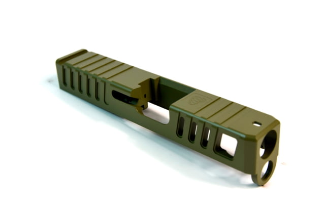 Gun Cuts Juggernaut Slide for Glock 26 No Optic Cut Noveske Bazooka Green - Gun Cuts