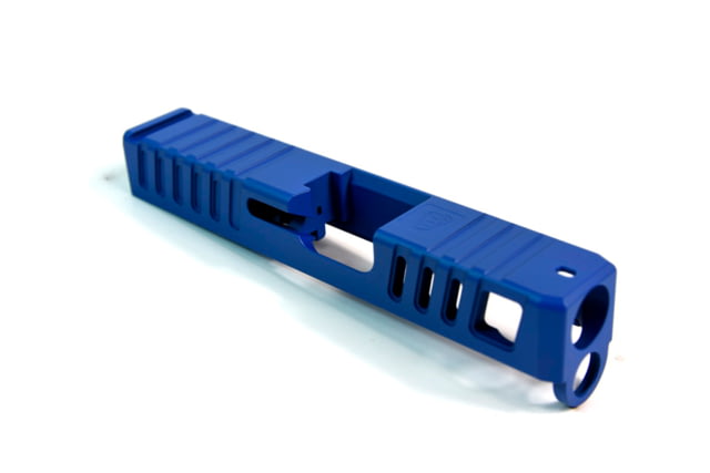 Gun Cuts Juggernaut Slide for Glock 26 No Optic Cut NRA Blue - Gun Cuts