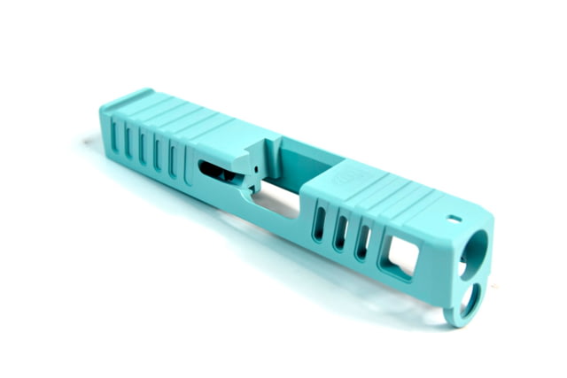 Gun Cuts Juggernaut Slide for Glock 26 No Optic Cut Robbins Egg Blue - Gun Cuts