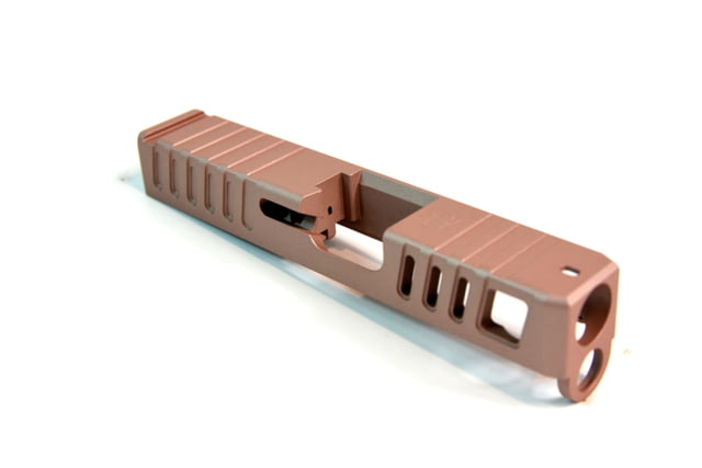 Gun Cuts Juggernaut Slide for Glock 26 No Optic Cut Rose Gold - Gun Cuts