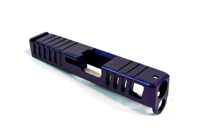 Gun Cuts Juggernaut Slide for Glock 26 No Optic Cut Royal Purple - Gun Cuts