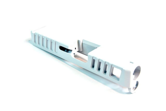 Gun Cuts Juggernaut Slide for Glock 26 No Optic Cut Stormtooper White - Gun Cuts