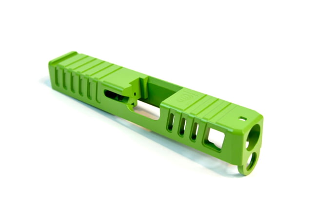 Gun Cuts Juggernaut Slide for Glock 26 No Optic Cut Zombie Green - Gun Cuts