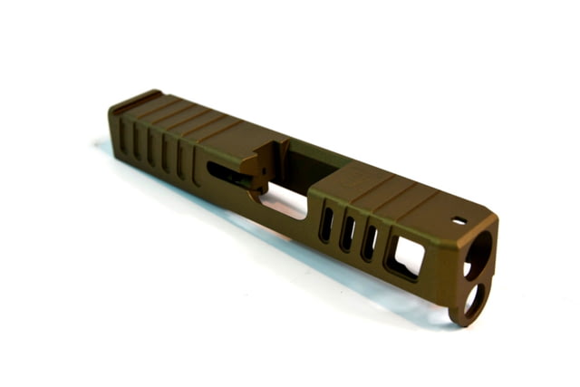 Gun Cuts Juggernaut Slide for Glock 26 Optic Cut Burnt Bronze - Gun Cuts