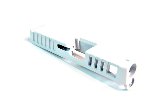 Gun Cuts Juggernaut Slide for Glock 26 Optic Cut Stormtooper White - Gun Cuts
