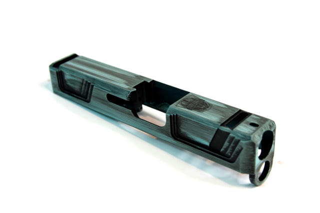 Gun Cuts Raider Slide for Glock 26 No Optic Cut Battleworn Robbins Egg Blue - Gun Cuts