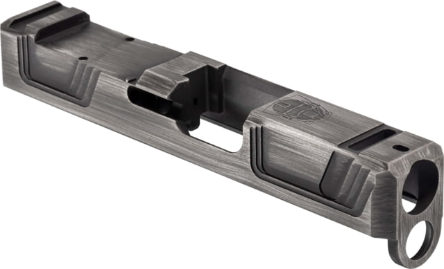 Gun Cuts Raider Slide for Glock 26 Optic Cut Battleworn Silver - Gun Cuts