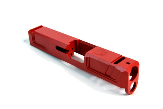 Gun Cuts Raider Slide for Glock 26 Optic Cut USMC Red - Gun Cuts