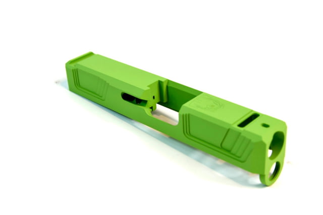 USED Gun Cuts Raider Slide for Glock 26 Optic Cut Zombie Green GC-G26-RAI-ZGR-RMR EDEMO1 Used Condition Fair Installed/Mounted - Gun Cuts