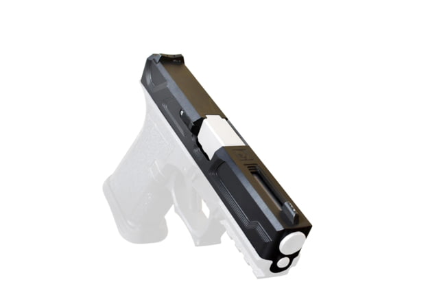Gun Cuts Roswell Slide for Glock 19 No Optic Cut Graphite Black - Gun Cuts