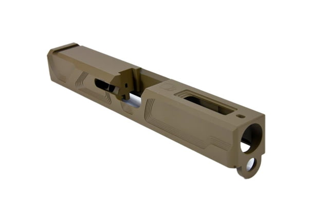 Gun Cuts Roswell Slide for Glock 19 No Optic Cut Coyote Tan - Gun Cuts