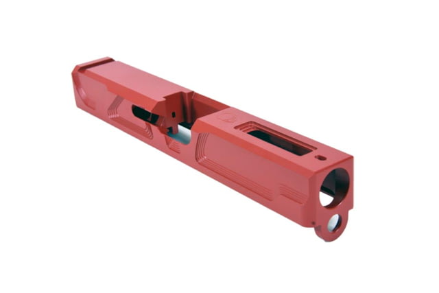 Gun Cuts Roswell Slide for Glock 19 No Optic Cut USMC Red - Gun Cuts