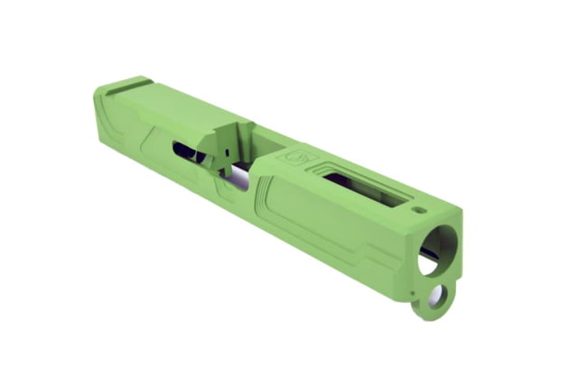 Gun Cuts Roswell Slide for Glock 19 No Optic Cut Zombie Green - Gun Cuts