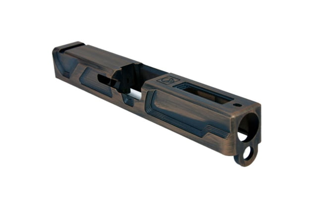 Gun Cuts Roswell Slide for Glock 19 Optic Cut Battleworn Copper - Gun Cuts