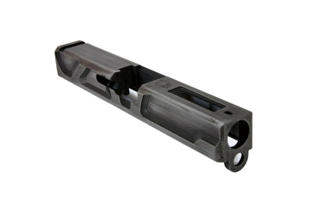 Gun Cuts Roswell Slide for Glock 19 Optic Cut Battleworn Silver - Gun Cuts