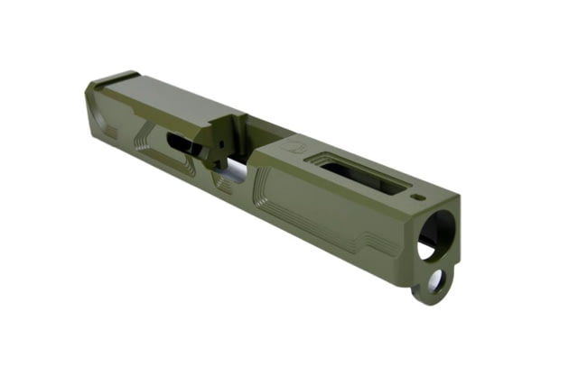Gun Cuts Roswell Slide for Glock 19 Optic Cut Noveske Bazooka Green - Gun Cuts