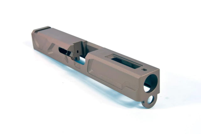 Gun Cuts Roswell Slide for Glock 19 Optic Cut Smoked Bronze - Gun Cuts
