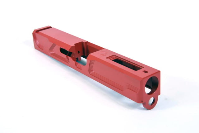 Gun Cuts Roswell Slide for Glock 19 Optic Cut USMC Red - Gun Cuts