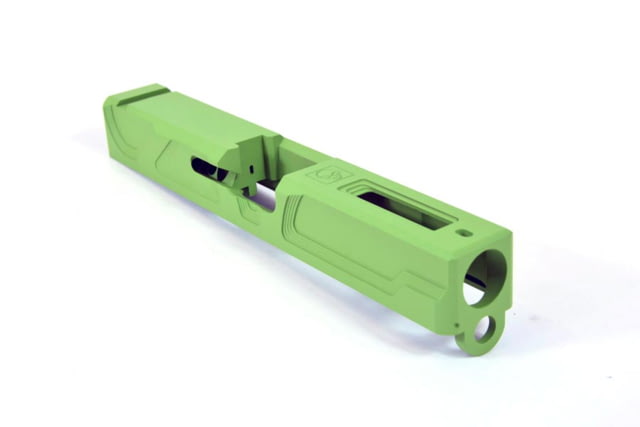 Gun Cuts Roswell Slide for Glock 19 Optic Cut Zombie Green - Gun Cuts