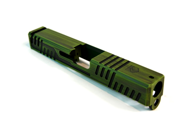 Gun Cuts Shift Slide for Glock 19 No Optic Cut Battleworn Zombie Green - Gun Cuts