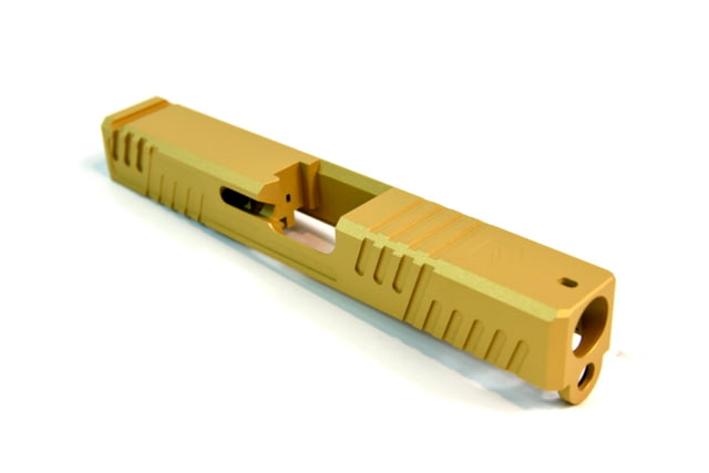 Gun Cuts Shift Slide for Glock 19 No Optic Cut Gold - Gun Cuts