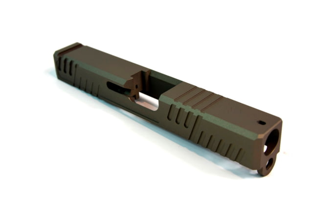 Gun Cuts Shift Slide for Glock 19 No Optic Cut Smoked Bronze - Gun Cuts